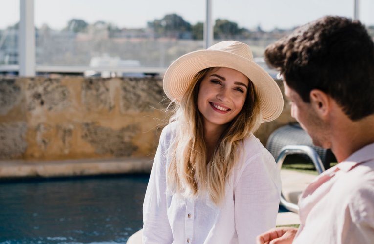 A couple spending time together at Pier 21 in Fremantle