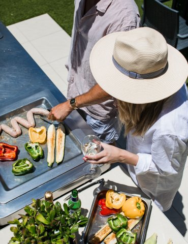 Poolside BBQ facilities Image